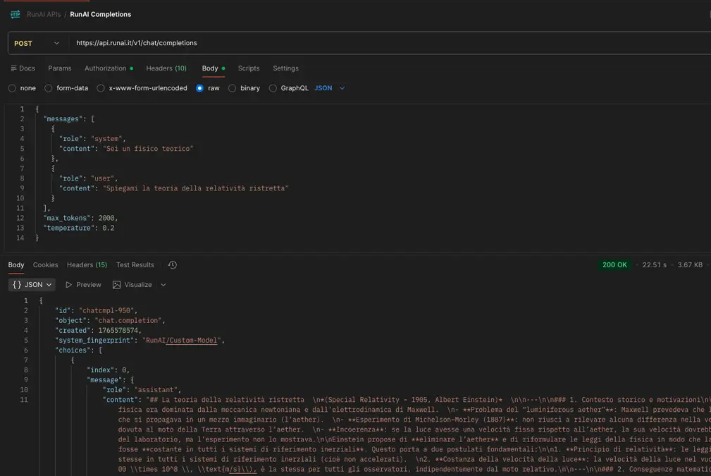 API OpenAI compatible